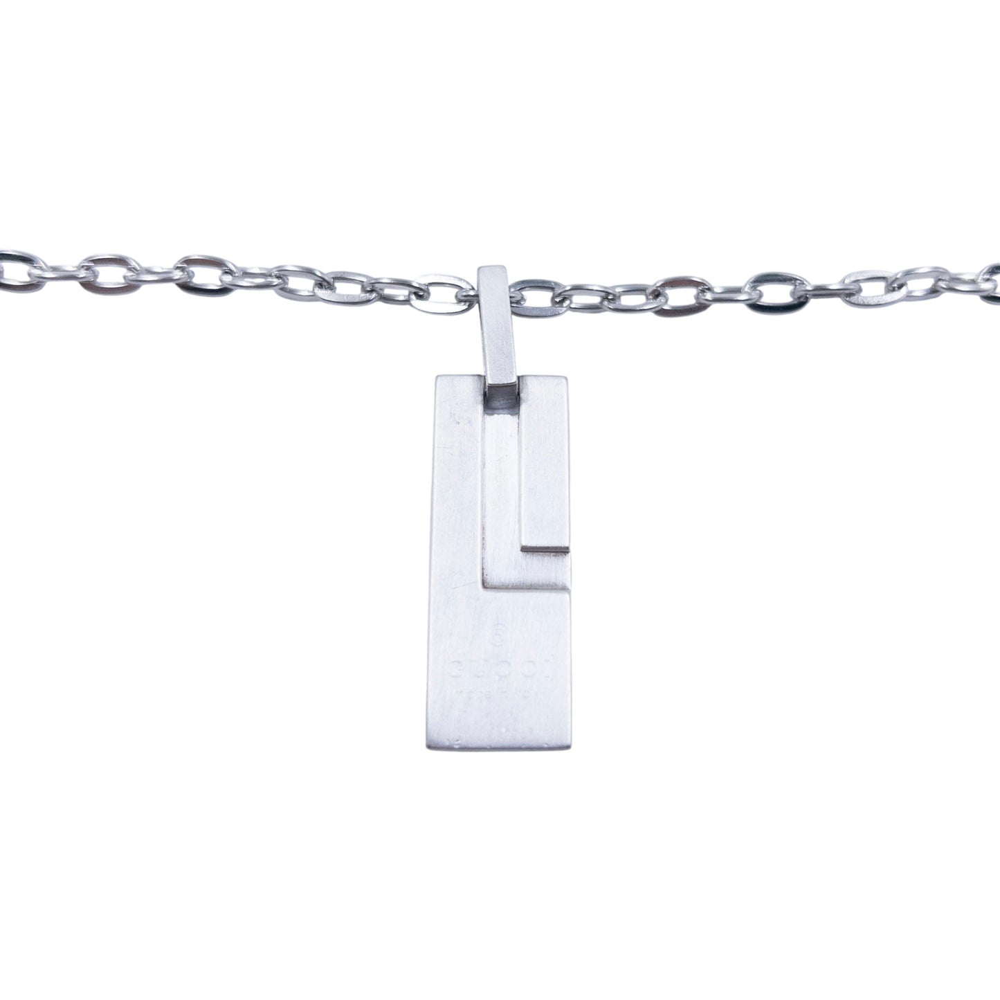 Vintage Gucci Silver Pendent Necklace