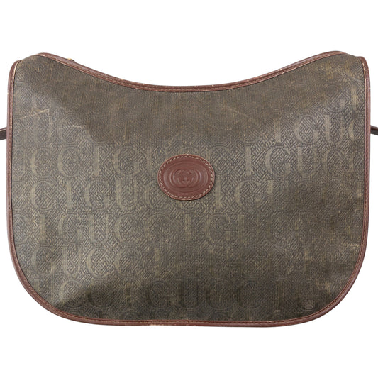 Vintage 80s Gucci Monogram Crossbody Bag