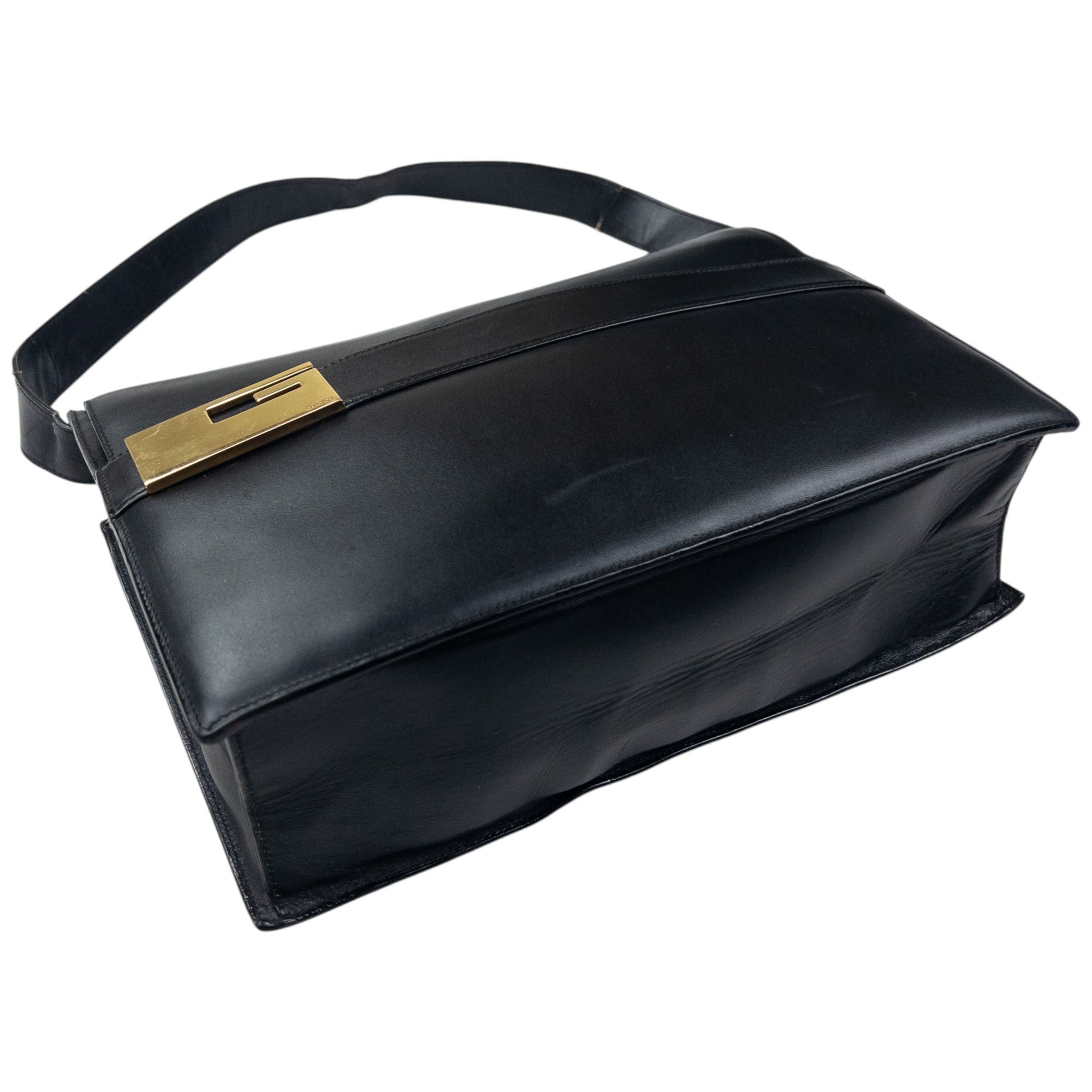 Vintage Gucci Leather Shoulder Bag