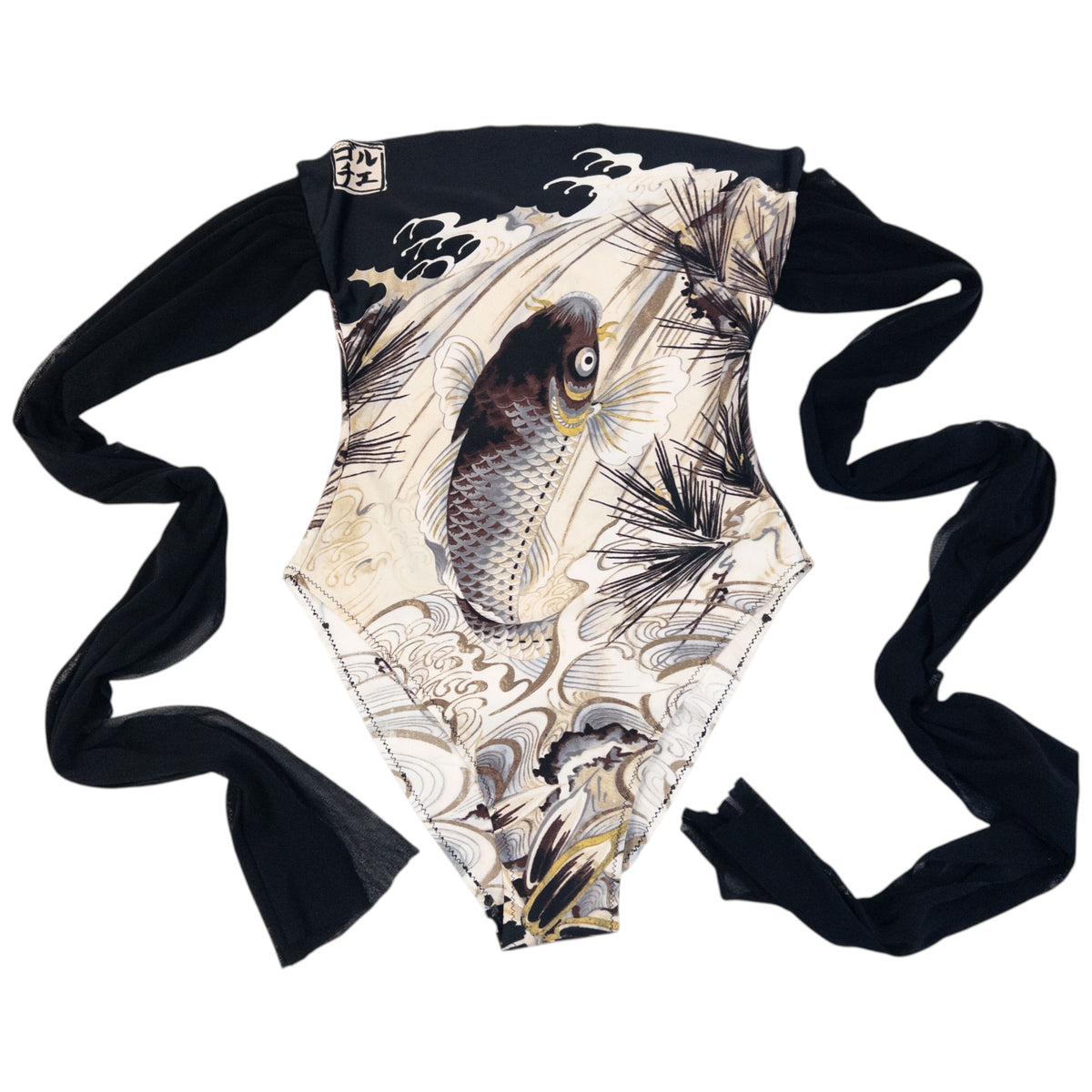 Vintage 90s Jean Paul Gaultier Koi Fish Swimming Costume, photo 2