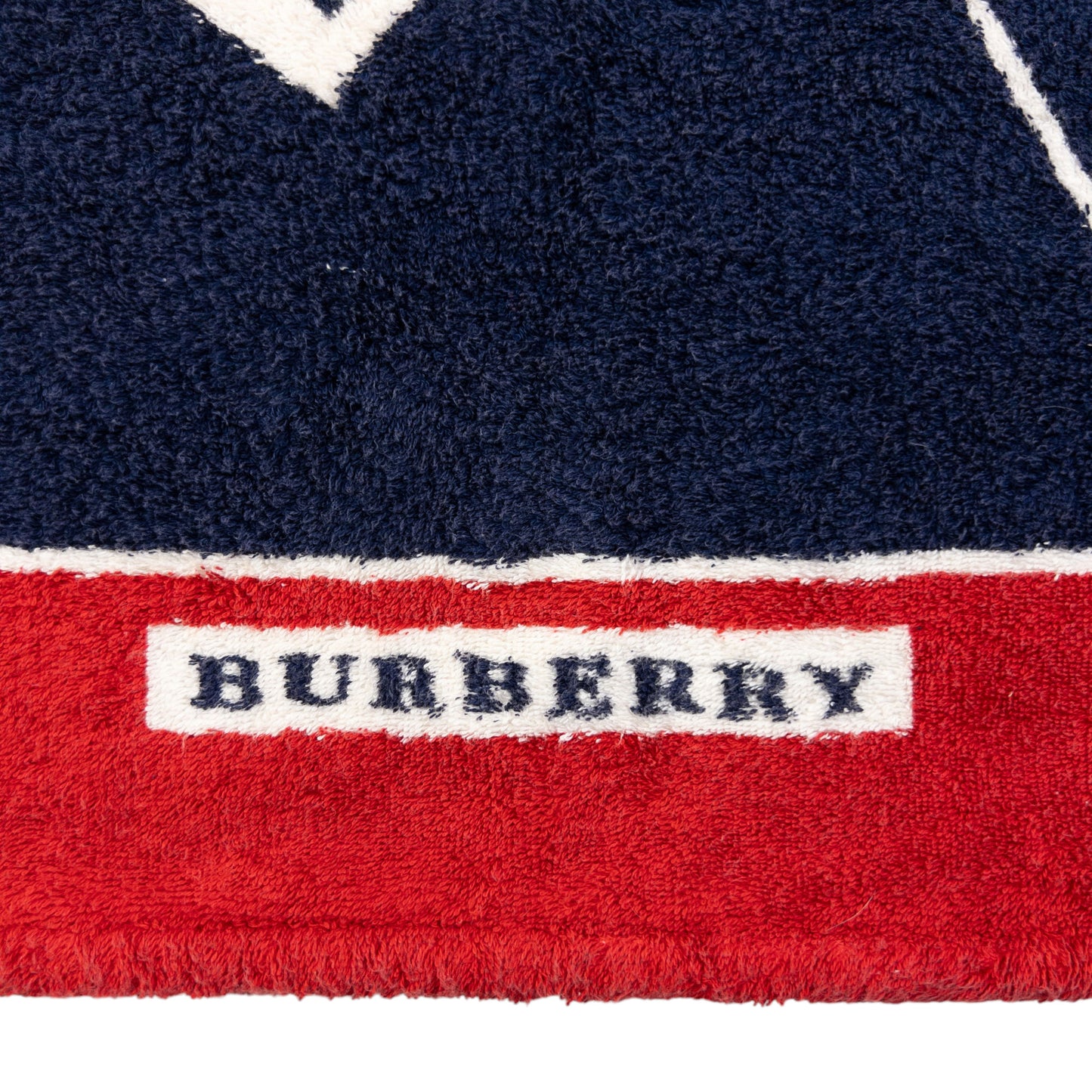 Vintage 2000s Burberry Ball & Umbrella Print Beach Towel
