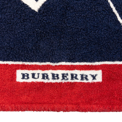 Vintage 2000s Burberry Ball & Umbrella Print Beach Towel