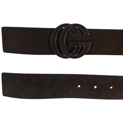Vintage 2000s Gucci Suede Leather Belt Size M