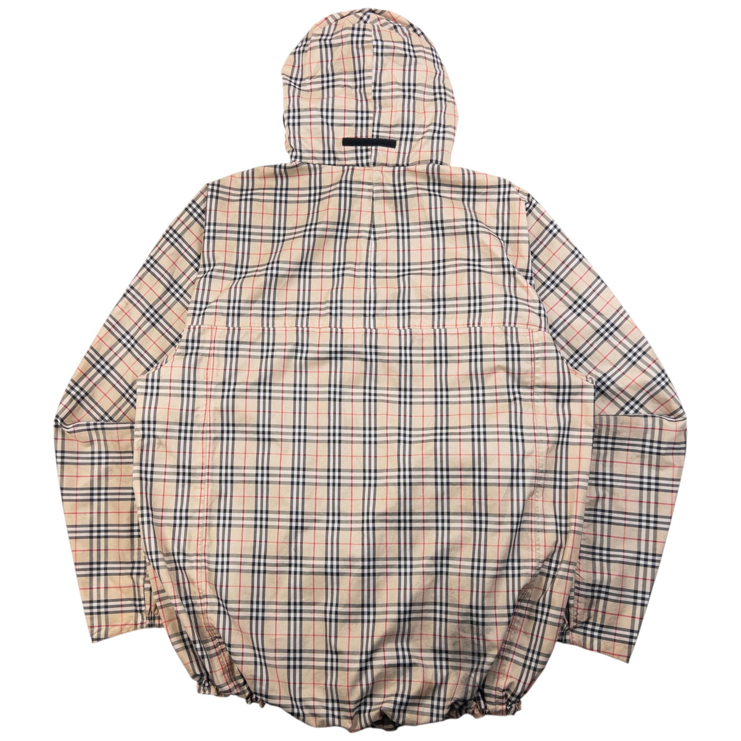 Vintage 90s Burberry Golf Nova Check Packable Jacket Size XL