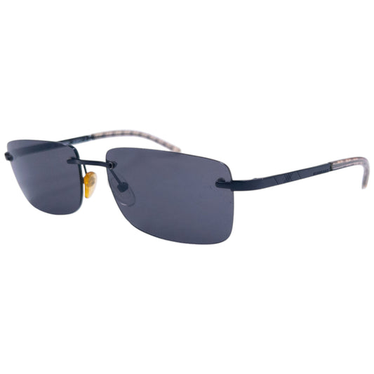 Vintage 2000s Burberry Nova Check Rimless Sunglasses