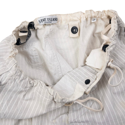 Vintage 2003 Stone Island Compact Striped Trousers Size W30