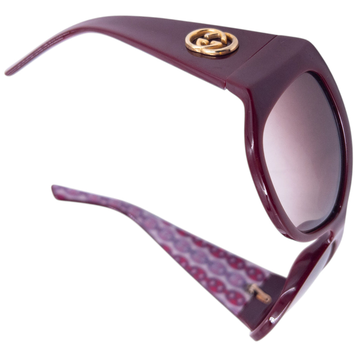 Vintage 2000s Gucci Sunglasses in red, photo 2