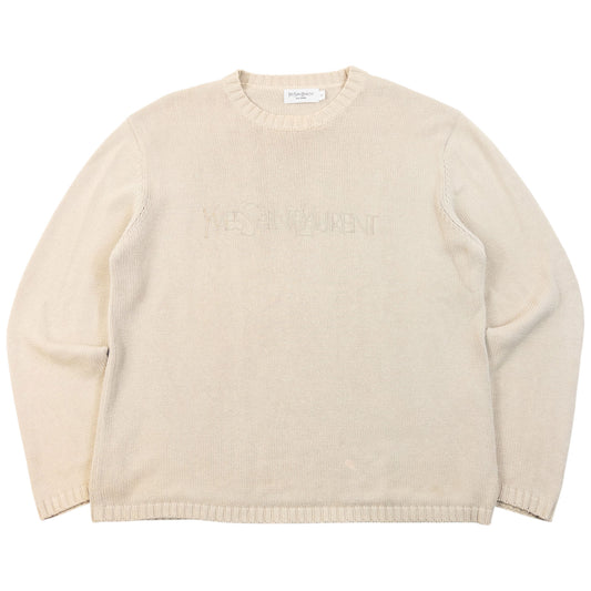 Vintage 2000s YSL Yves Saint Laurent Knit Jumper Size M