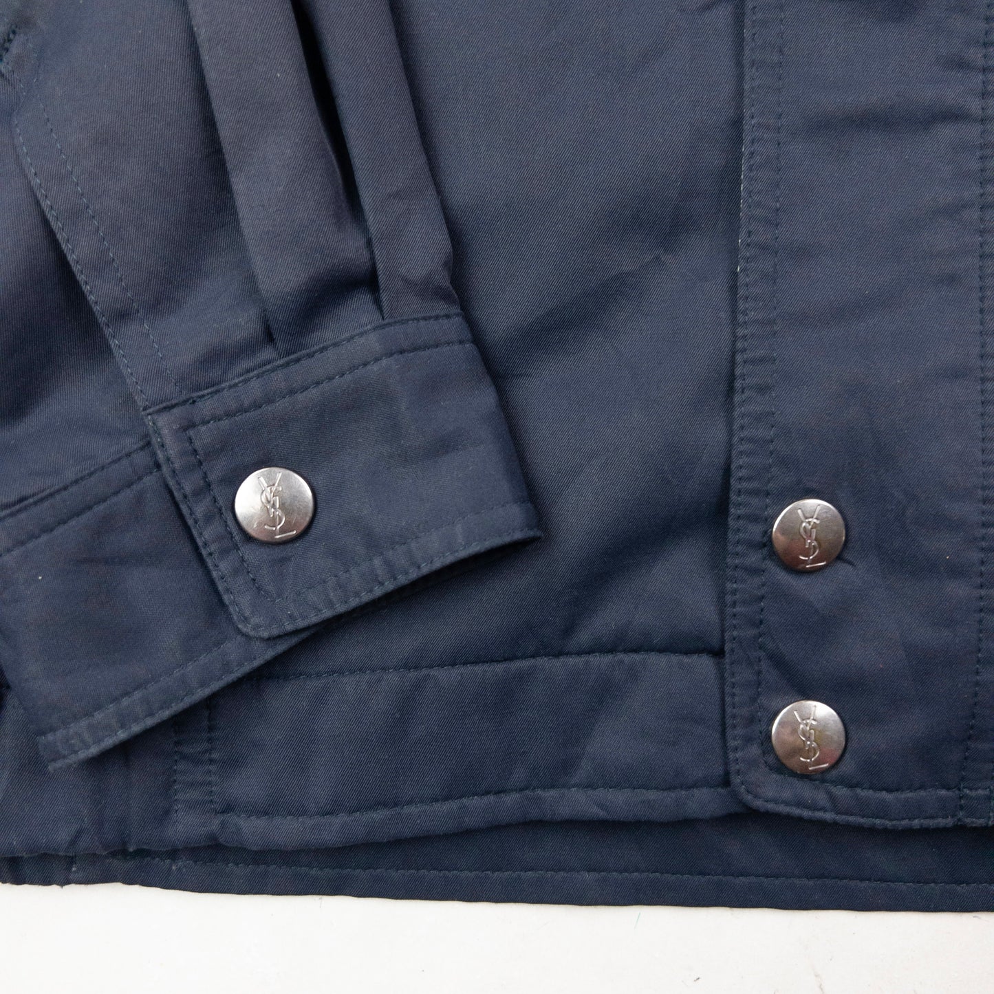 Vintage 90s YSL Yves Saint Laurent Harrington Jacket Size M