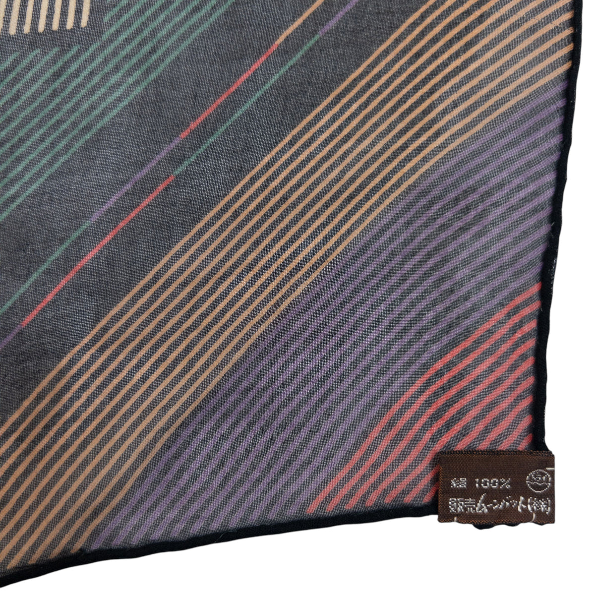 Vintage 90s Issey Miyake Sheer Pattern Silk Scarf