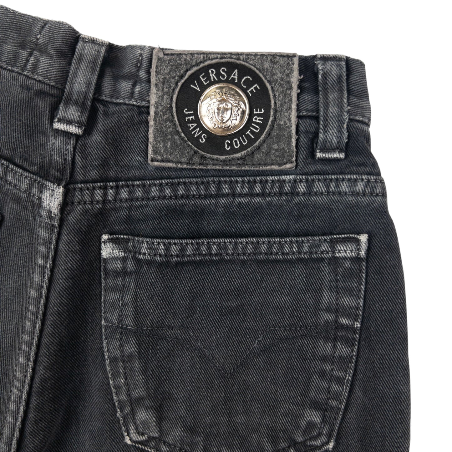 Vintage Versace Jeans Couture Denim High Waisted Jeans Womens Size W24
