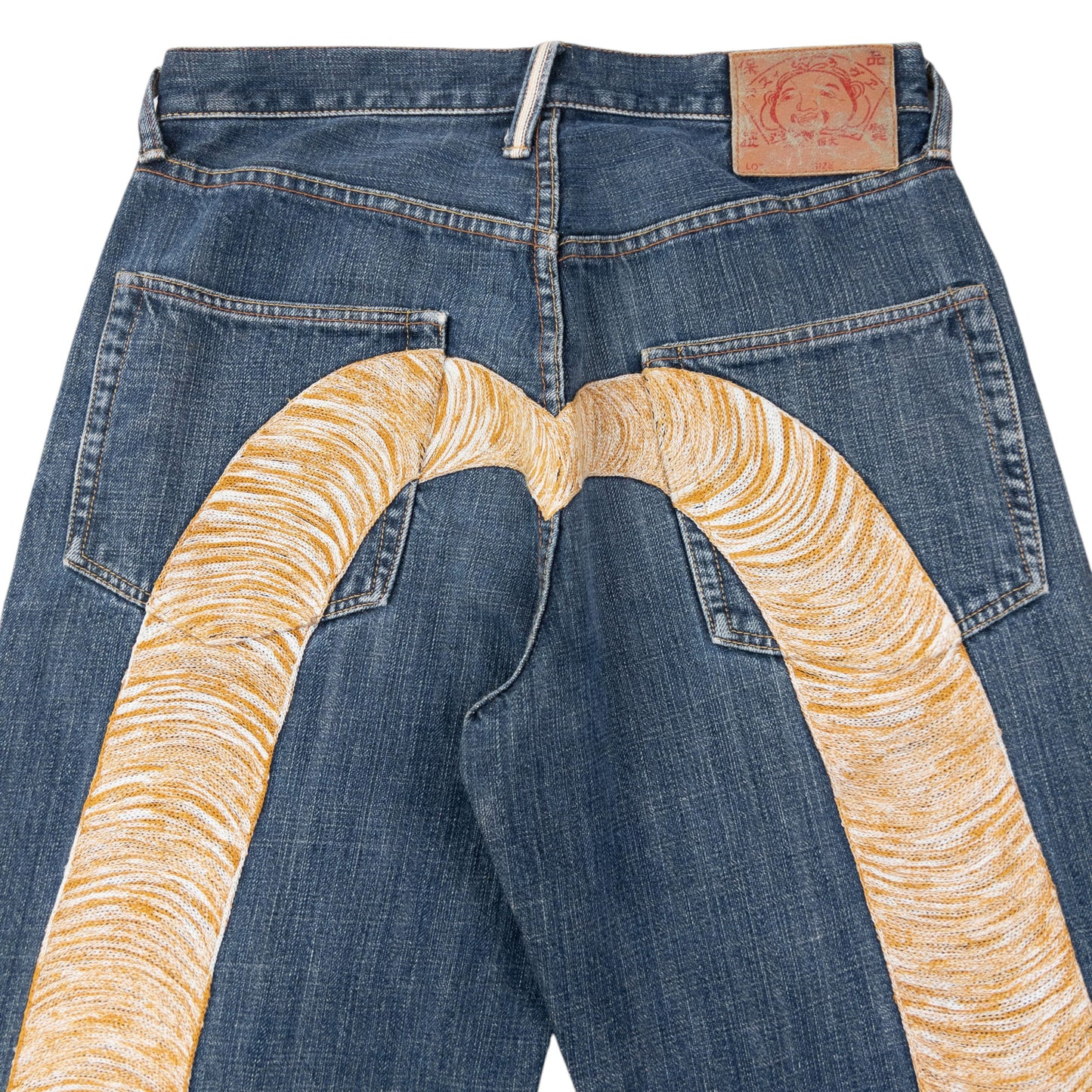 Vintage 2000s Evisu Embroidered Daicock Japanese Denim Jeans Size W30