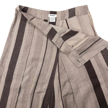 Vintage 90s Plantation By Issey Miyake Striped Skirt Womens Size W27