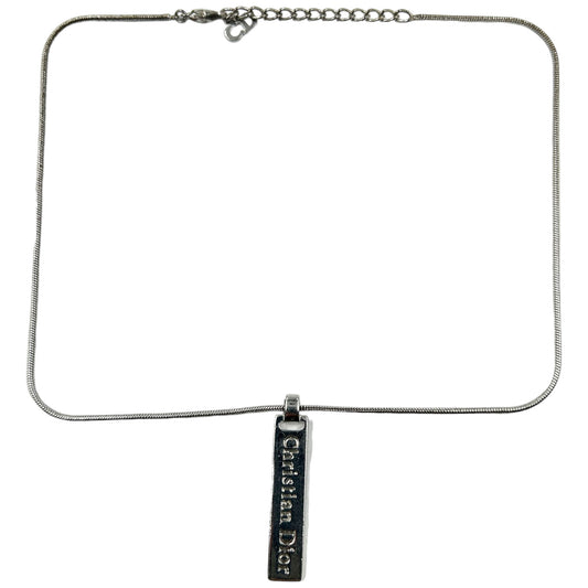Vintage Christian Dior Logo Necklace