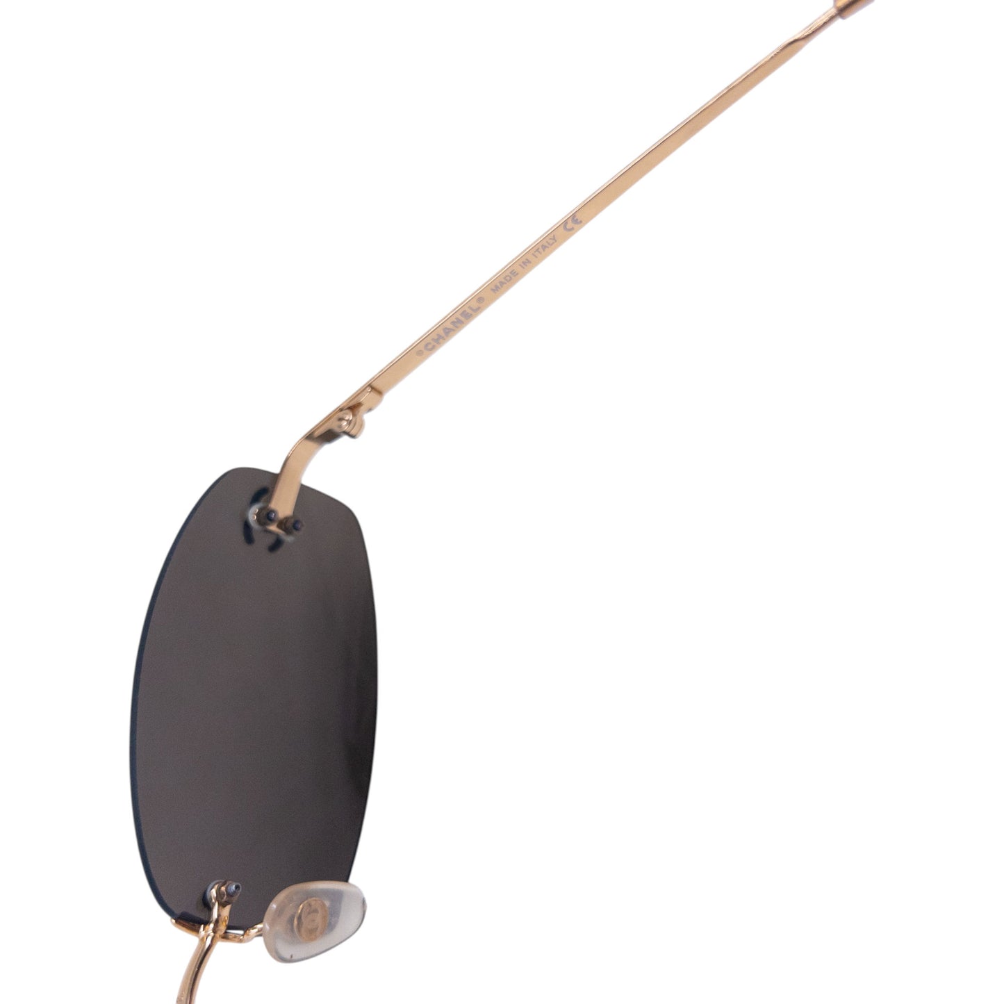 Vintage 2000s Chanel Rimless Sunglasses