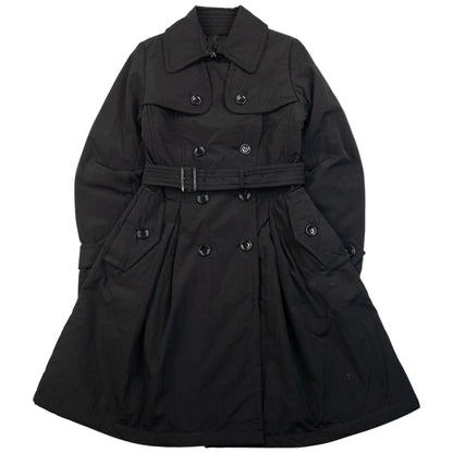 Vintage 2000s Burberry Black Label Belt Waist Trench Jacket Womens Size M