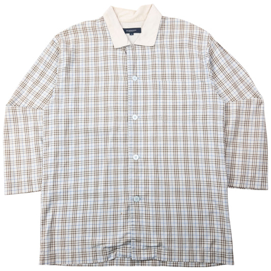 Vintage 2000s Burberry Nova Check Long Sleeve Button Up Shirt Size M