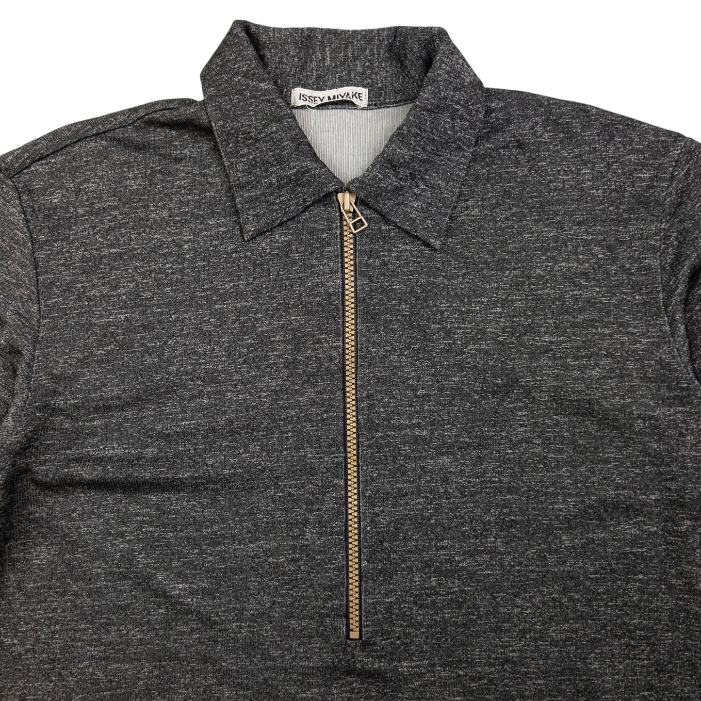 Vintage Issey Miyake Half Zip Zip Stretch Sweatshirt Size S