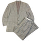Vintage 90s YSL Yves Saint Laurent Checkered Jacket & Trousers Suit Set Size M