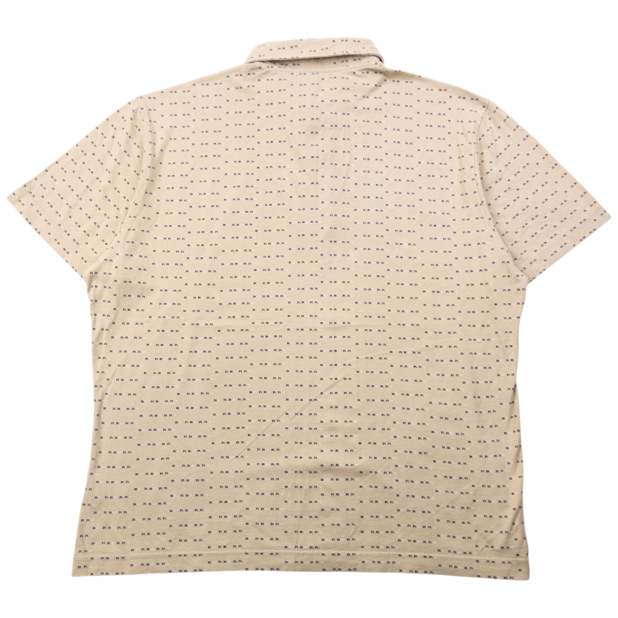 Vintage Burberry Monogram Polo Shirt Size S