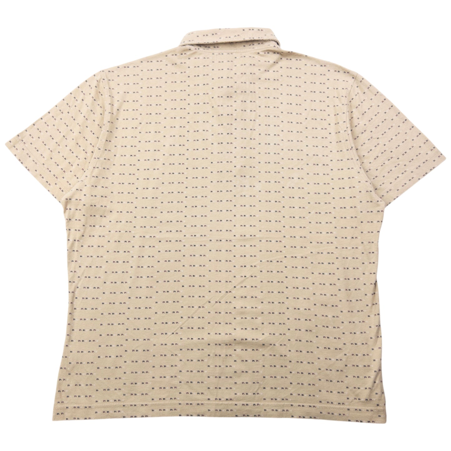Vintage Burberry Monogram Polo Shirt Size S