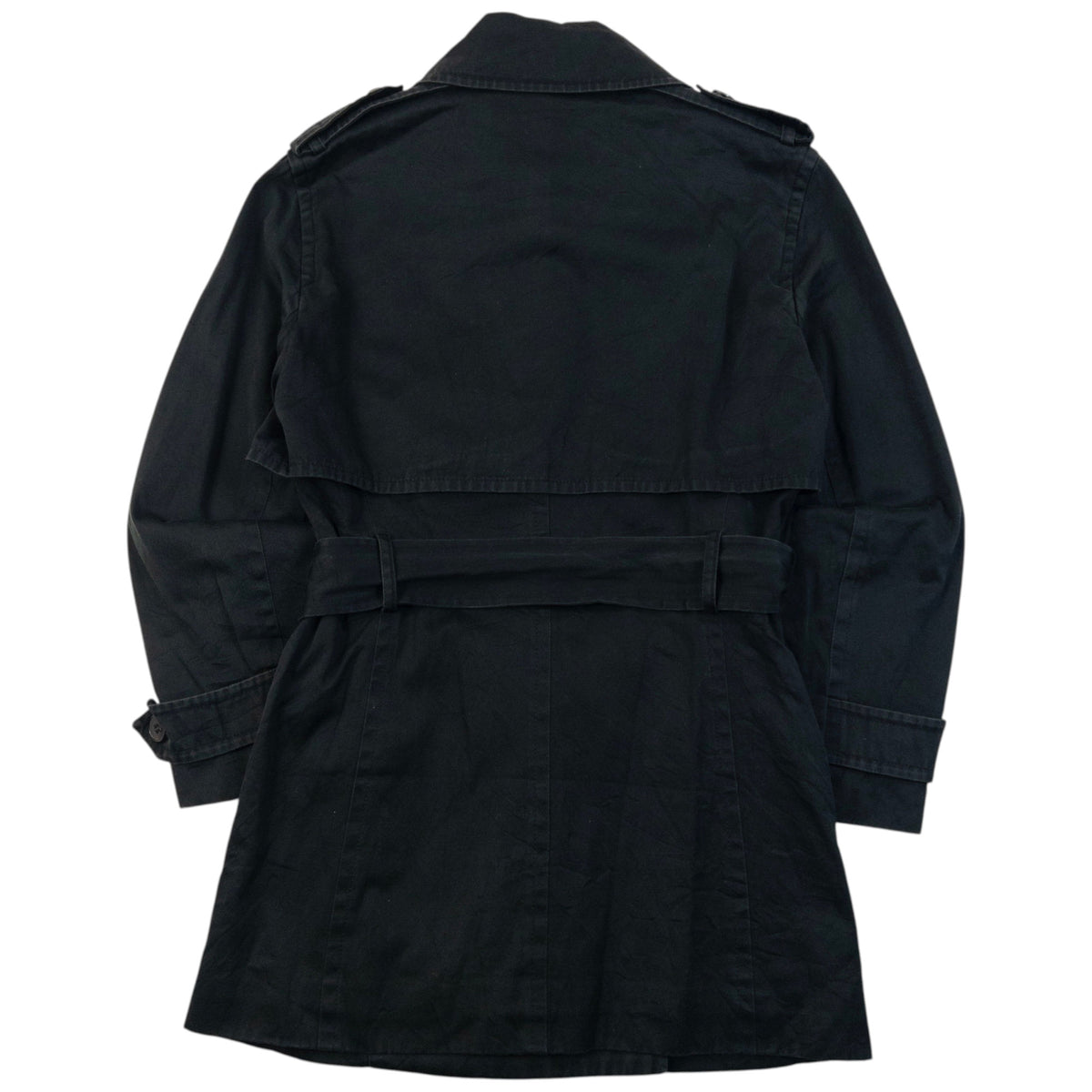 Vintage 2000s YSL Yves Saint Laurent By Tom Ford Belt Waist Trench Jacket Womens Size M