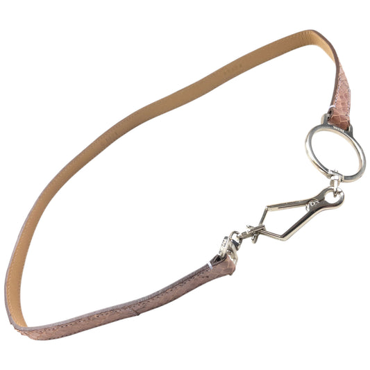 Vintage 2000s Prada Snakskin Leather Belt Womens Size W30