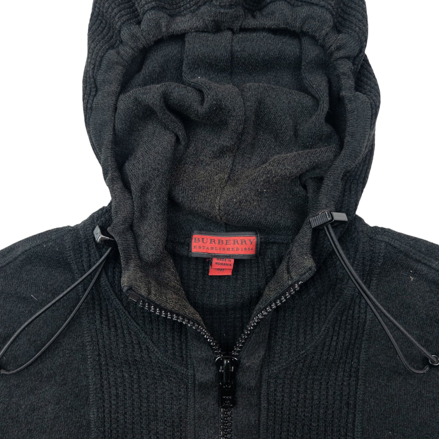 Vintage 2000s Burberry Zip Up Hoodie Size M
