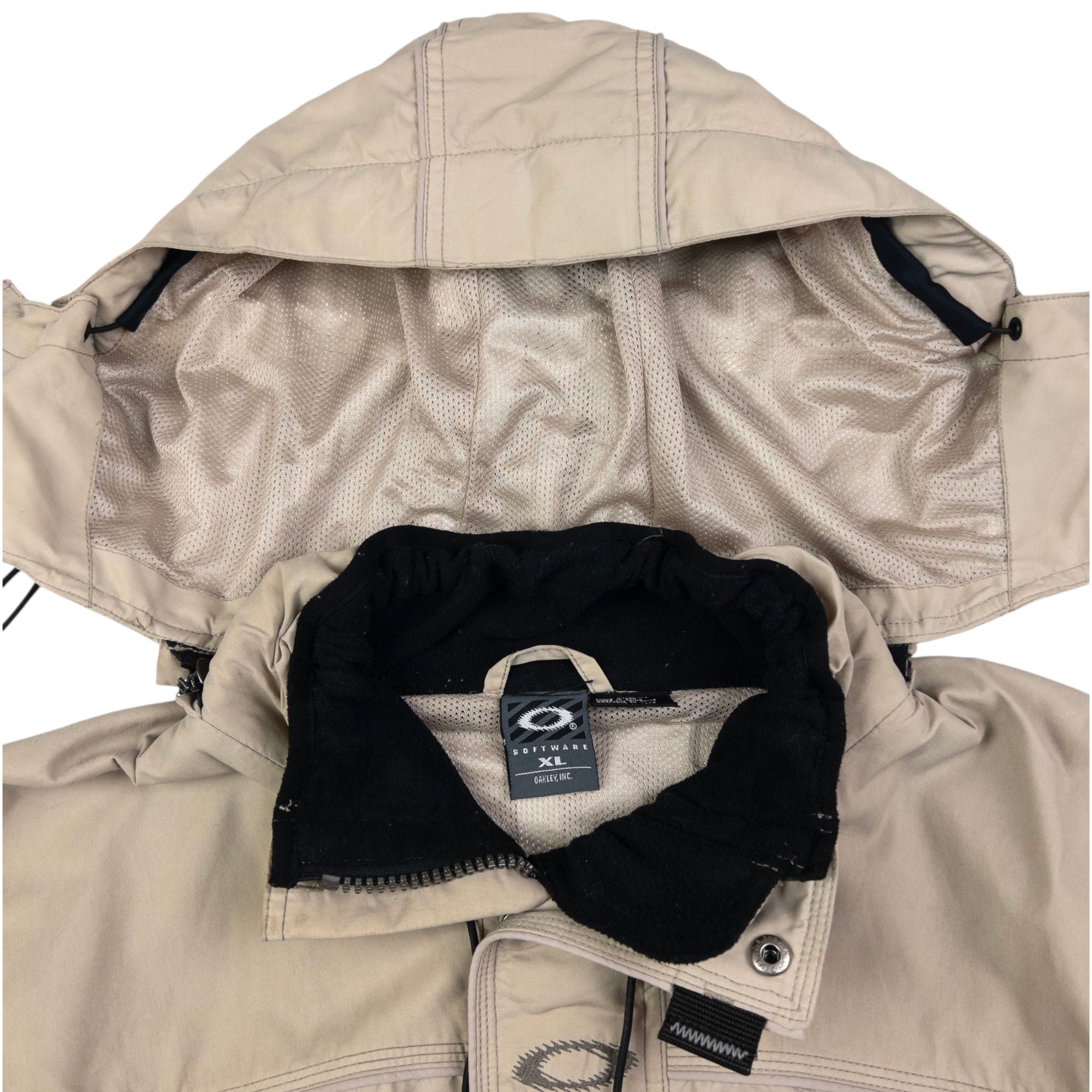 Vintage Oakley Zip Up Snowboarding Jacket Size XL