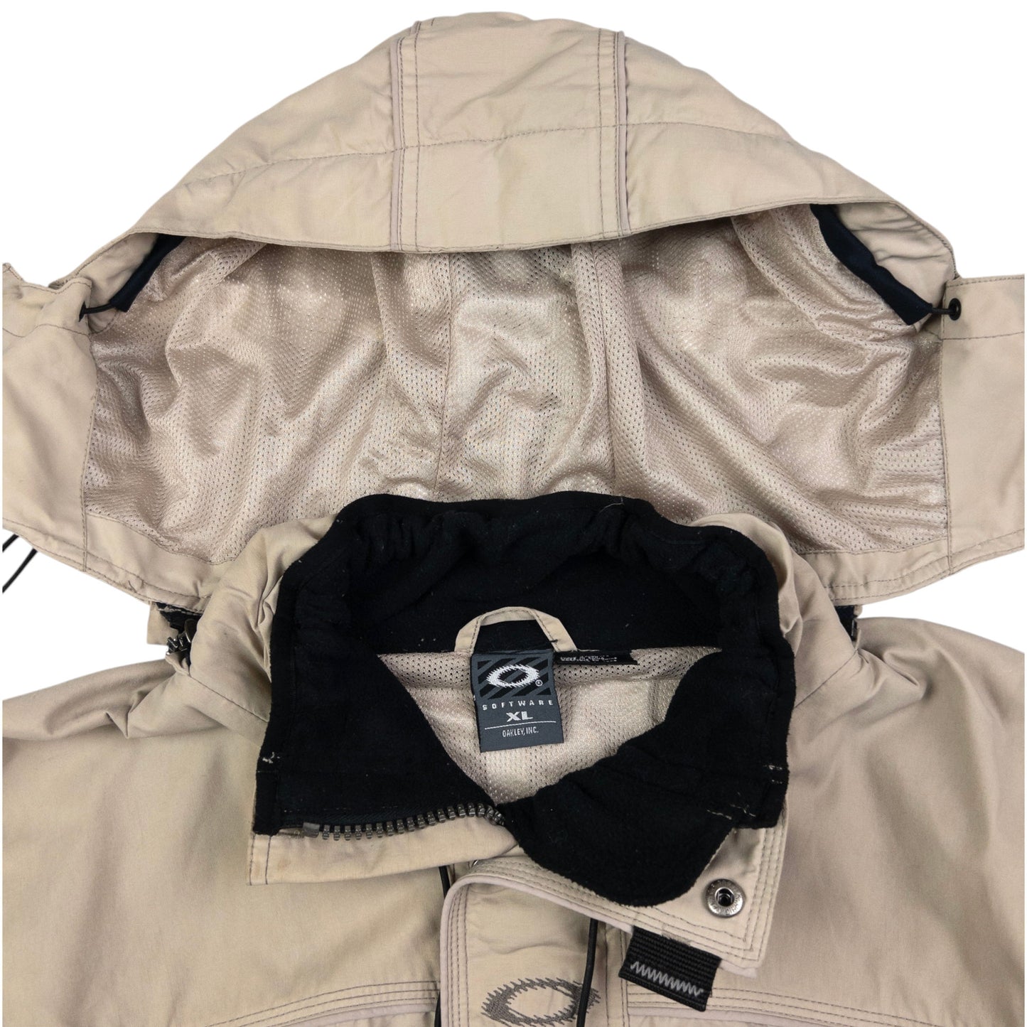 Vintage Oakley Zip Up Snowboarding Jacket Size XL