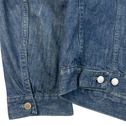 Vintage 2000s Versace Jeans Couture Button Up Denim Jacket Size S
