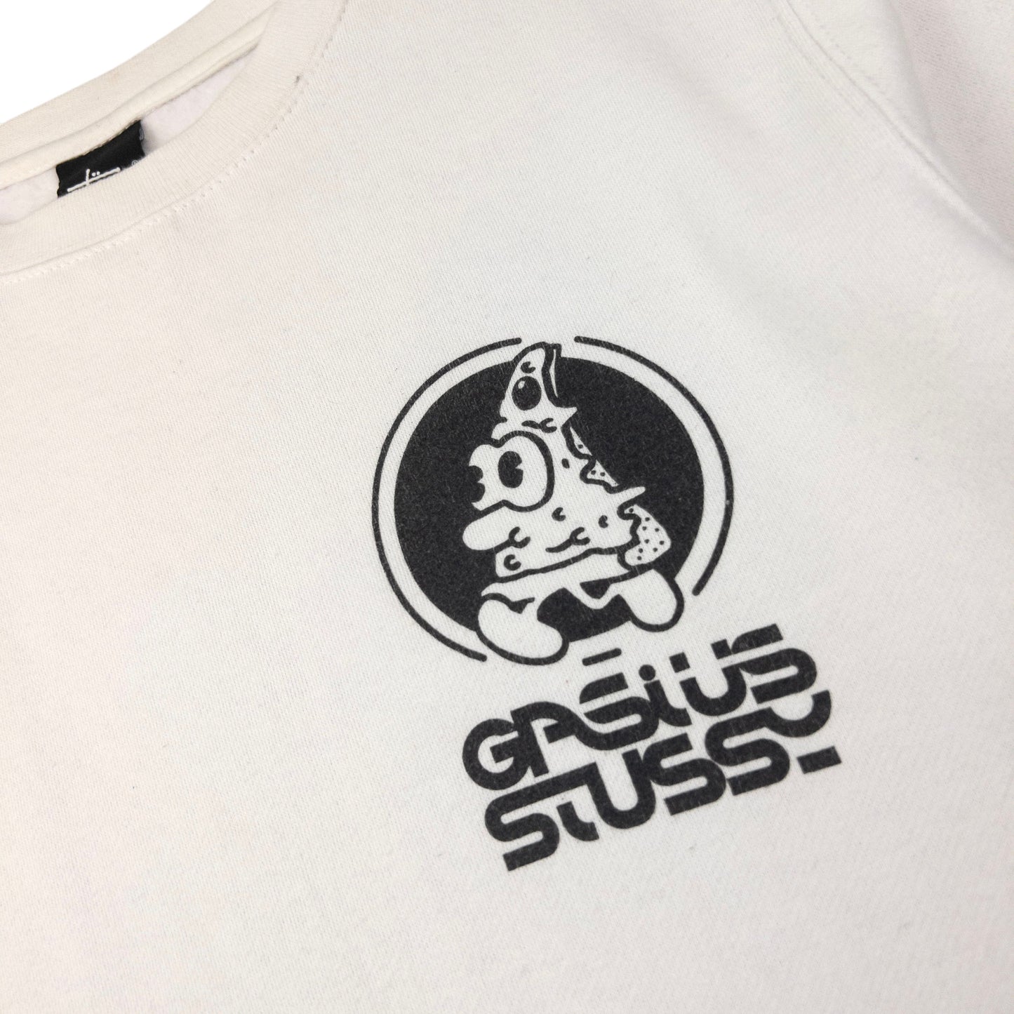 Vintage Stussy X Gasius Pizza Graphic Sweatshirt Size M