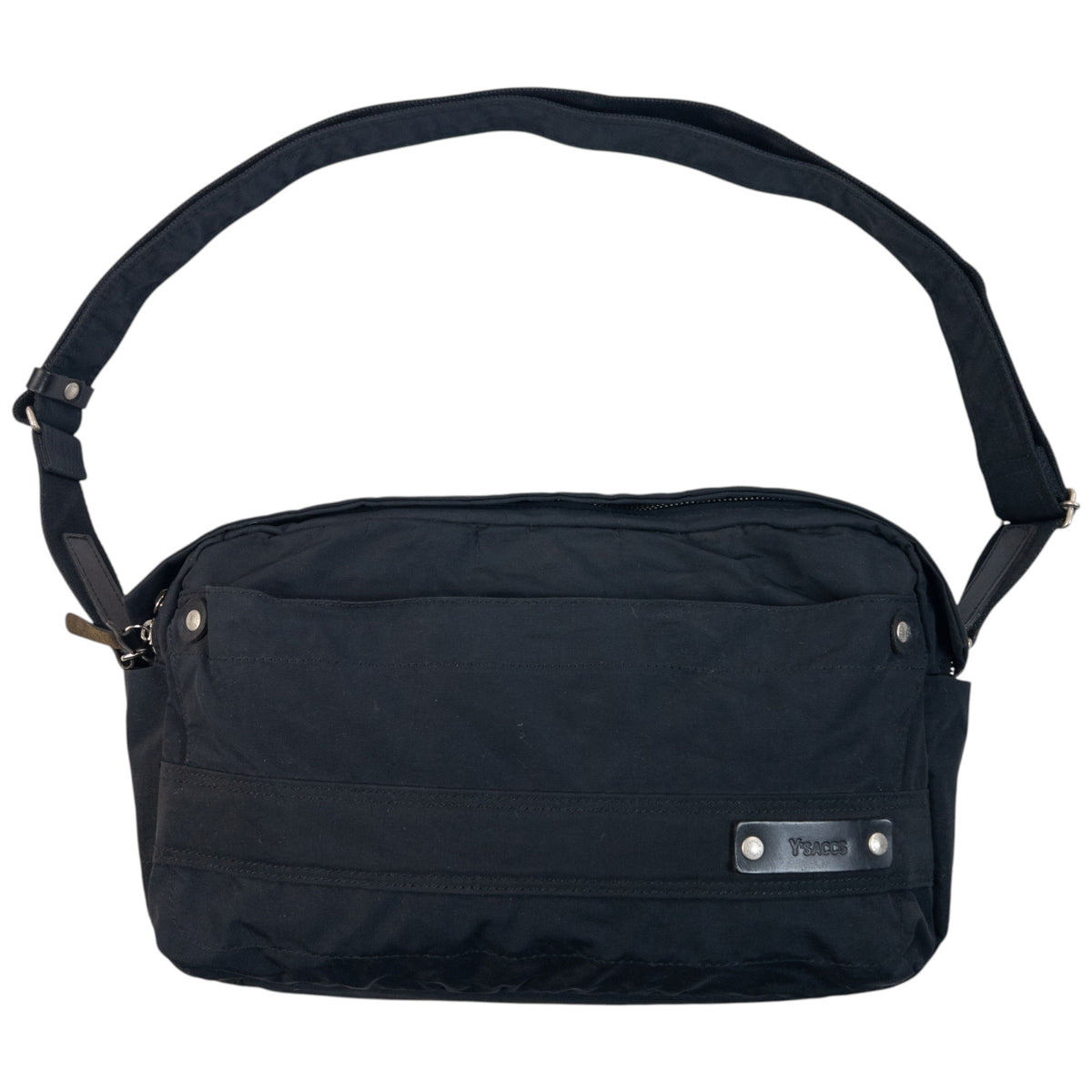 Vintage 90s Y'Saccs By Yohji Yamamoto Crossbody Bag in black, photo 2