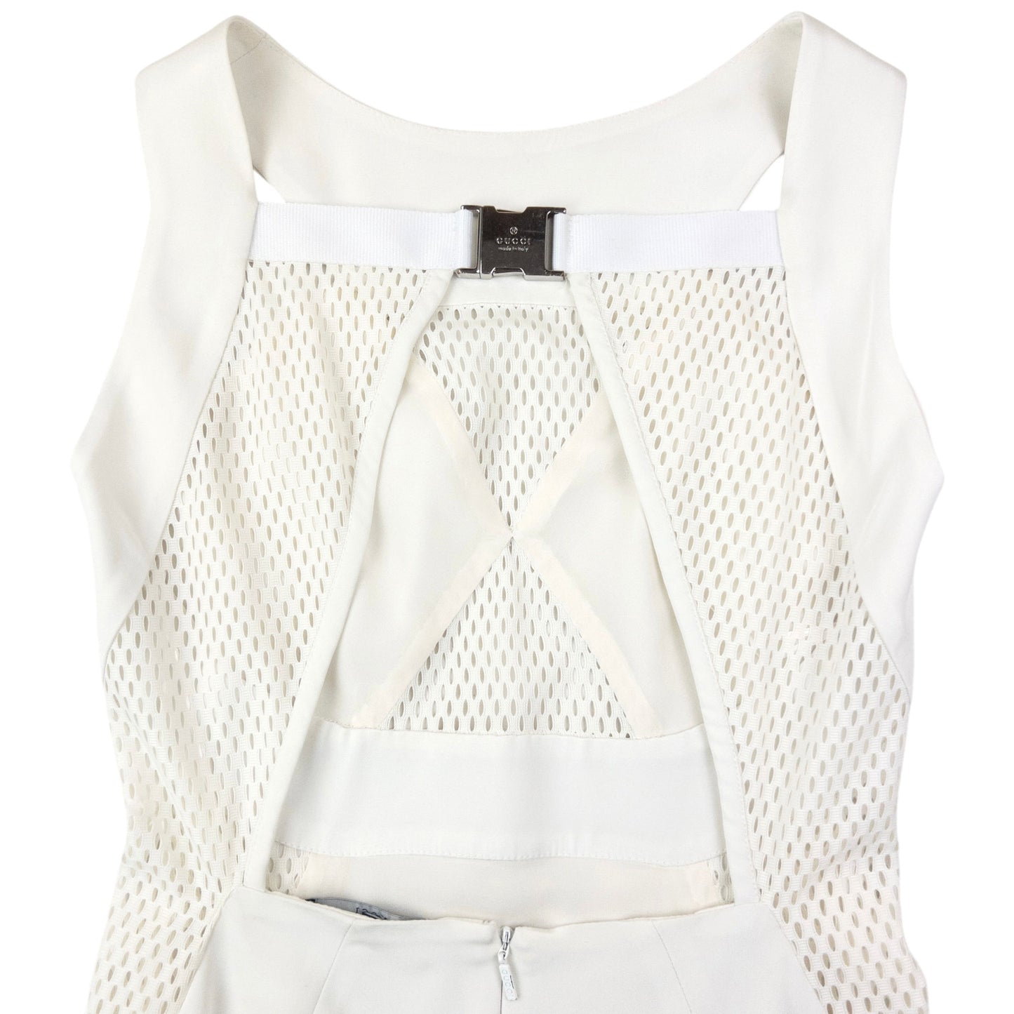 Vintage 2000s Gucci By Tom Ford Mesh Panel Dress Womens Size S