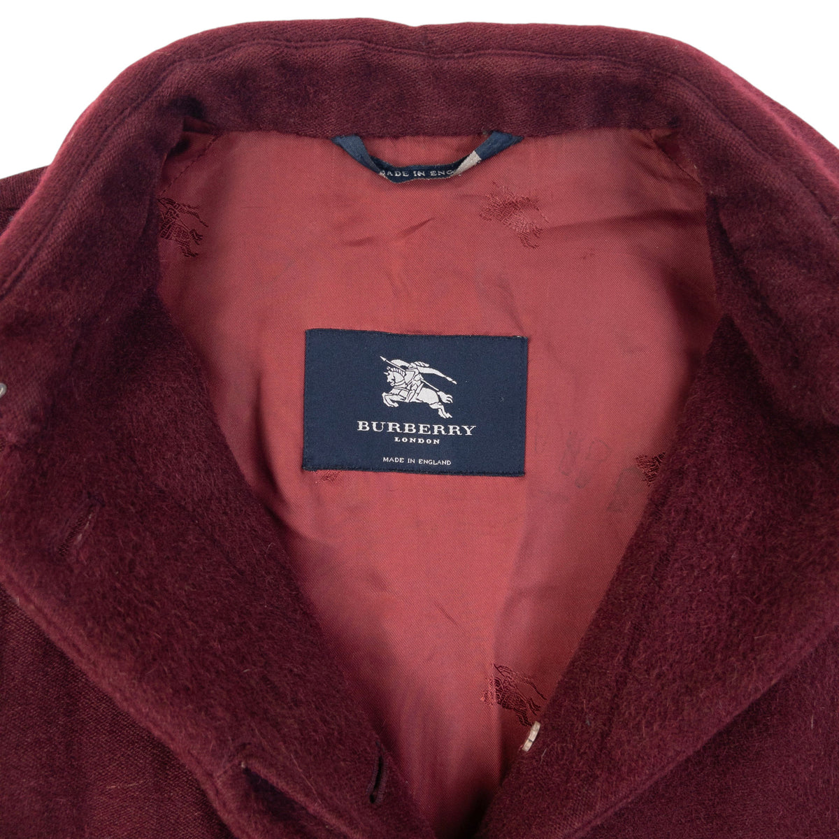 Vintage 2000s Burberry Button Up Wool Jacket Womens Size XL