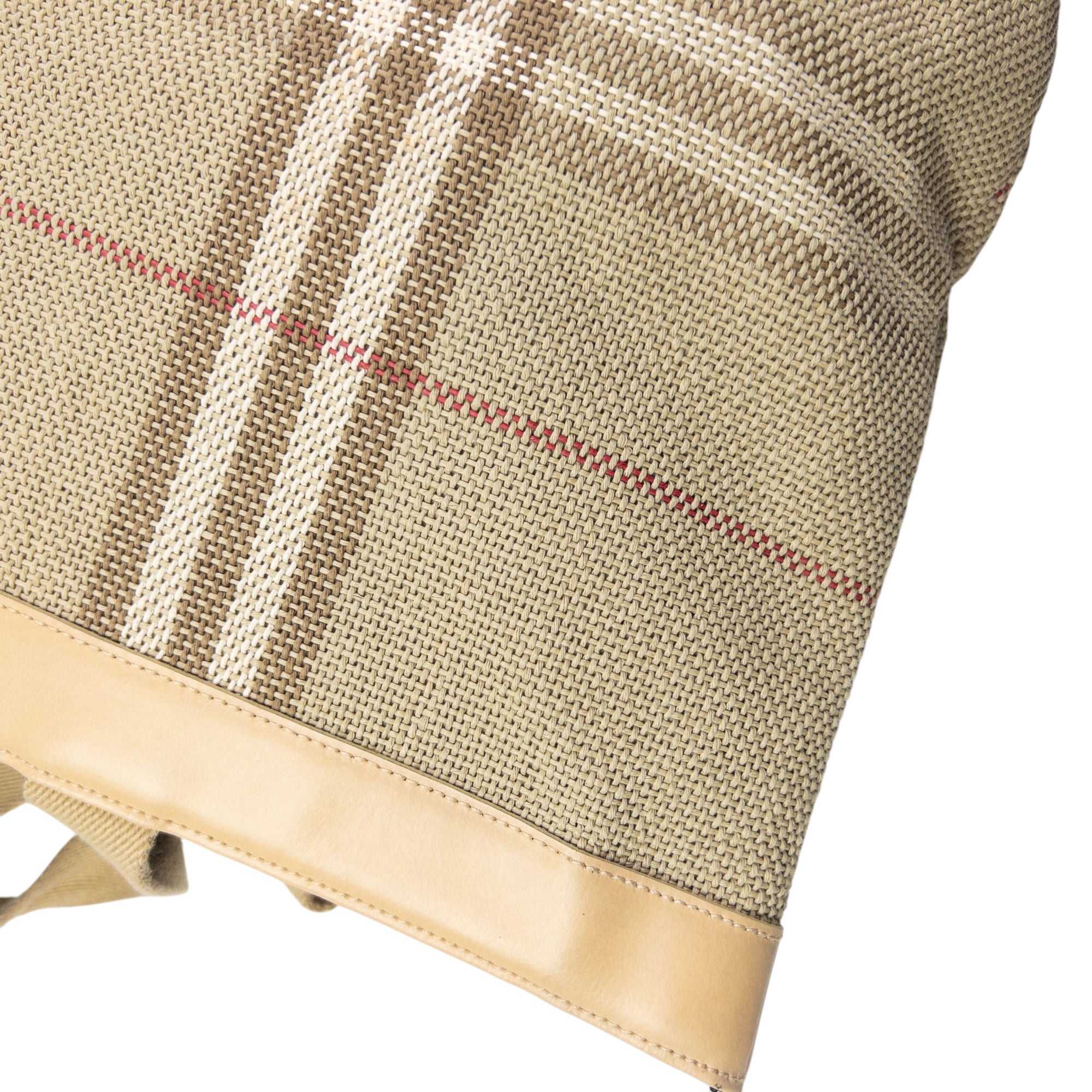 Vintage Burberry Nova Check Woven Shoulder Bag