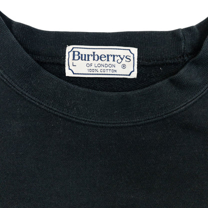 Vintage 90s Burberry Embroidered Sweatshirt Size S