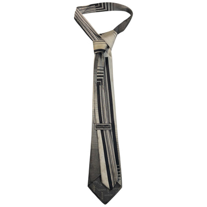 Vintage 90s Gianni Versace Geometric Silk Tie