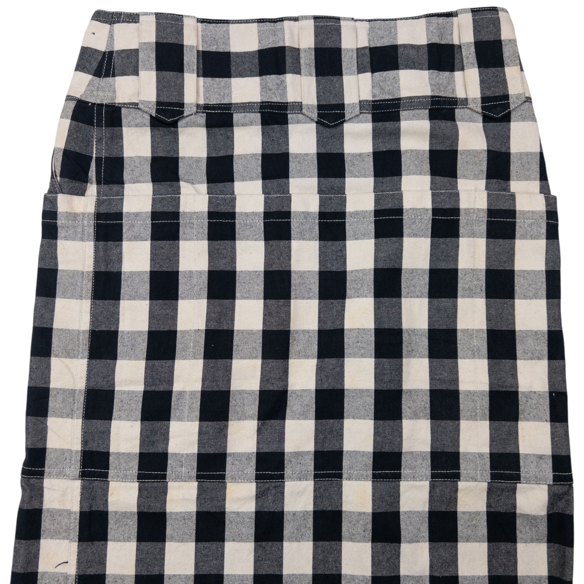 Vintage Issey Miyake Checkered Wrap Skirt Womens Size W30