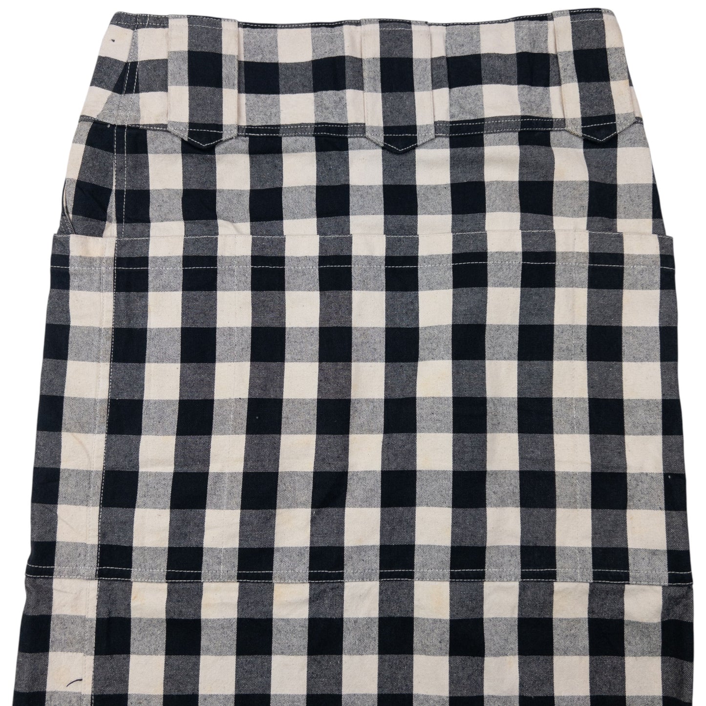 Vintage Issey Miyake Checkered Wrap Skirt Womens Size W30