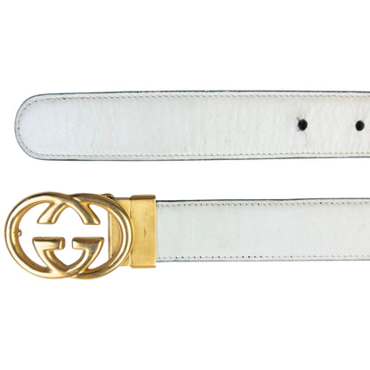 Vintage 80s Gucci Leather Belt Size W28