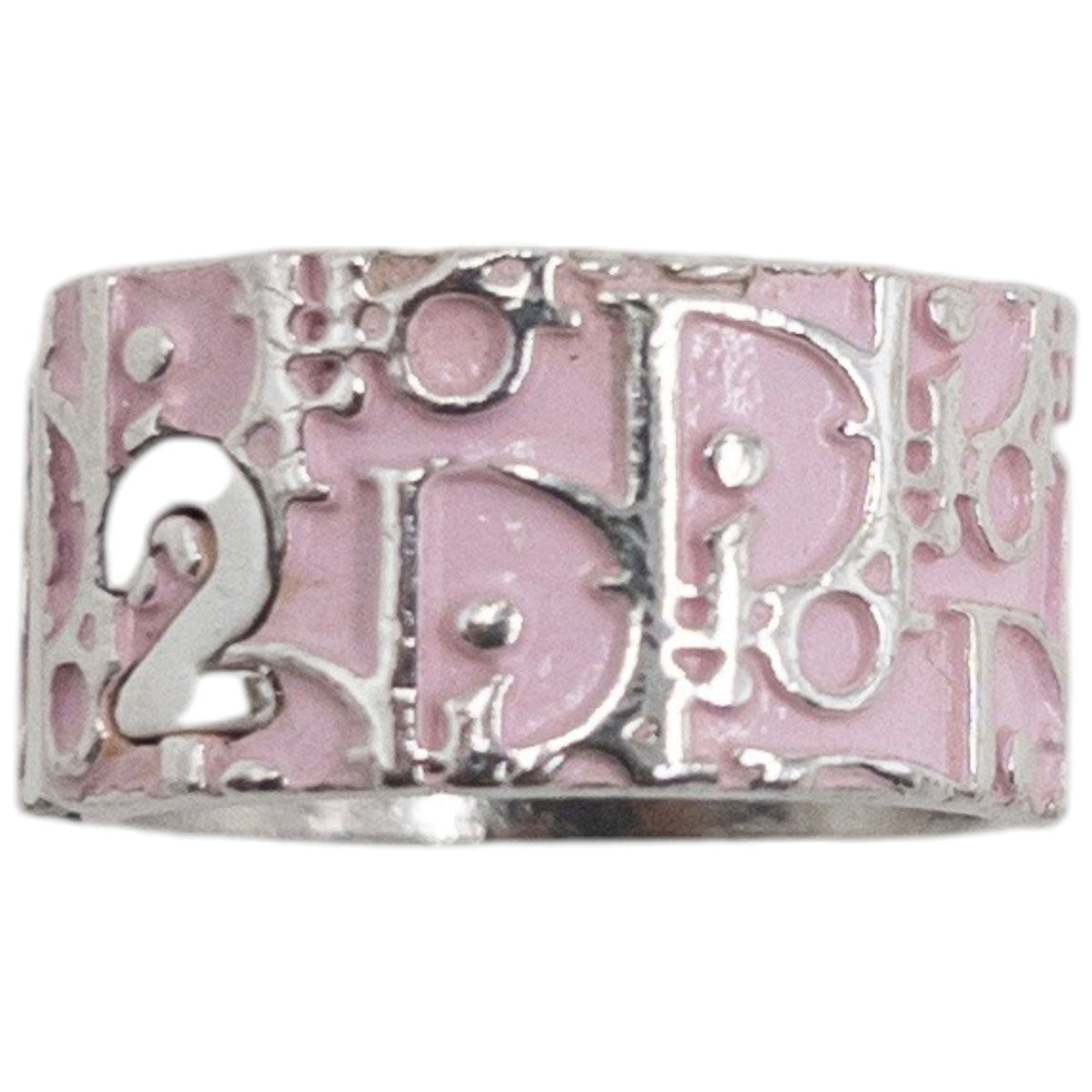 Vintage 2000s Dior By John Galliano Monogram Number Ring