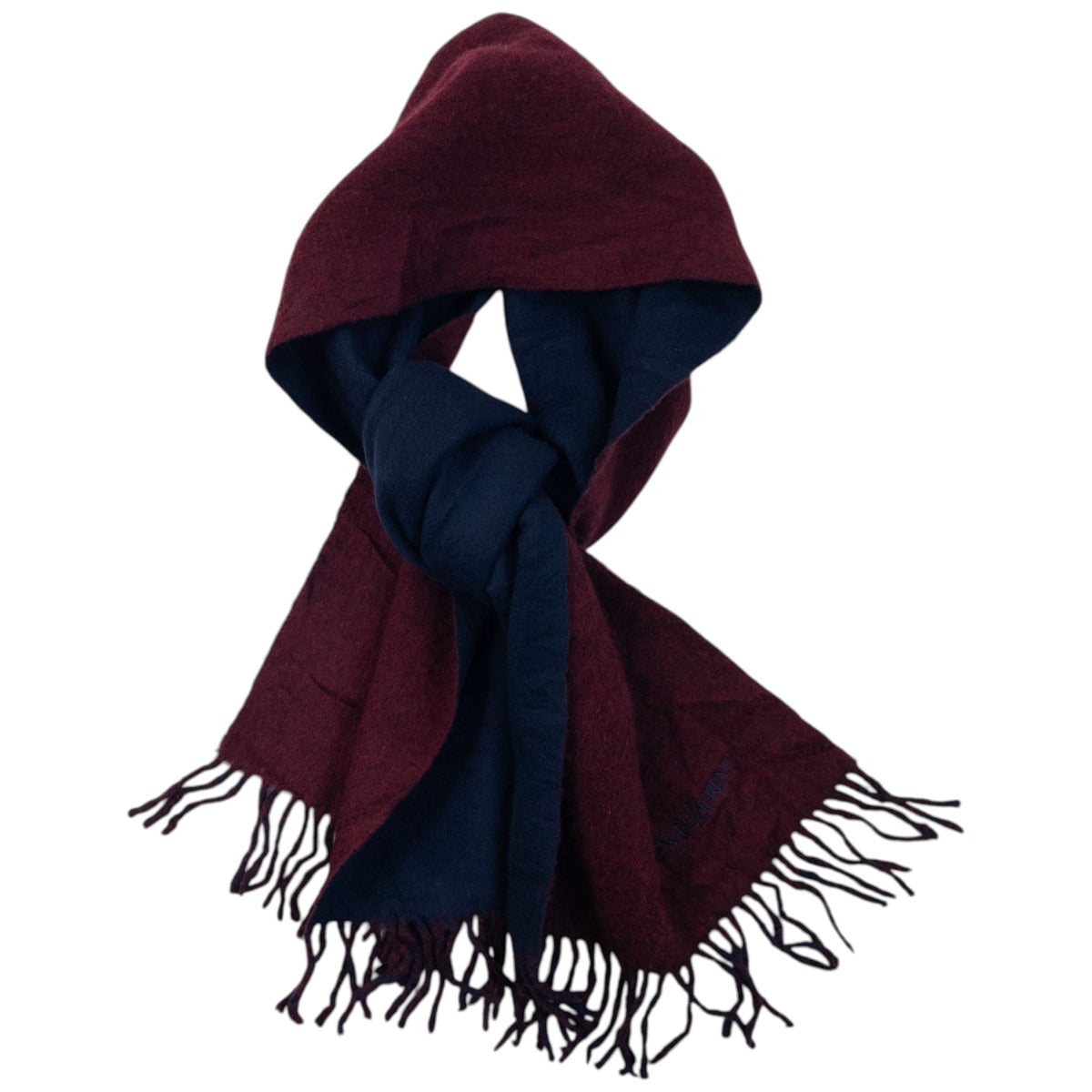 Vintage 90s YSL Yves Saint Laurent Wool Tassel Scarf