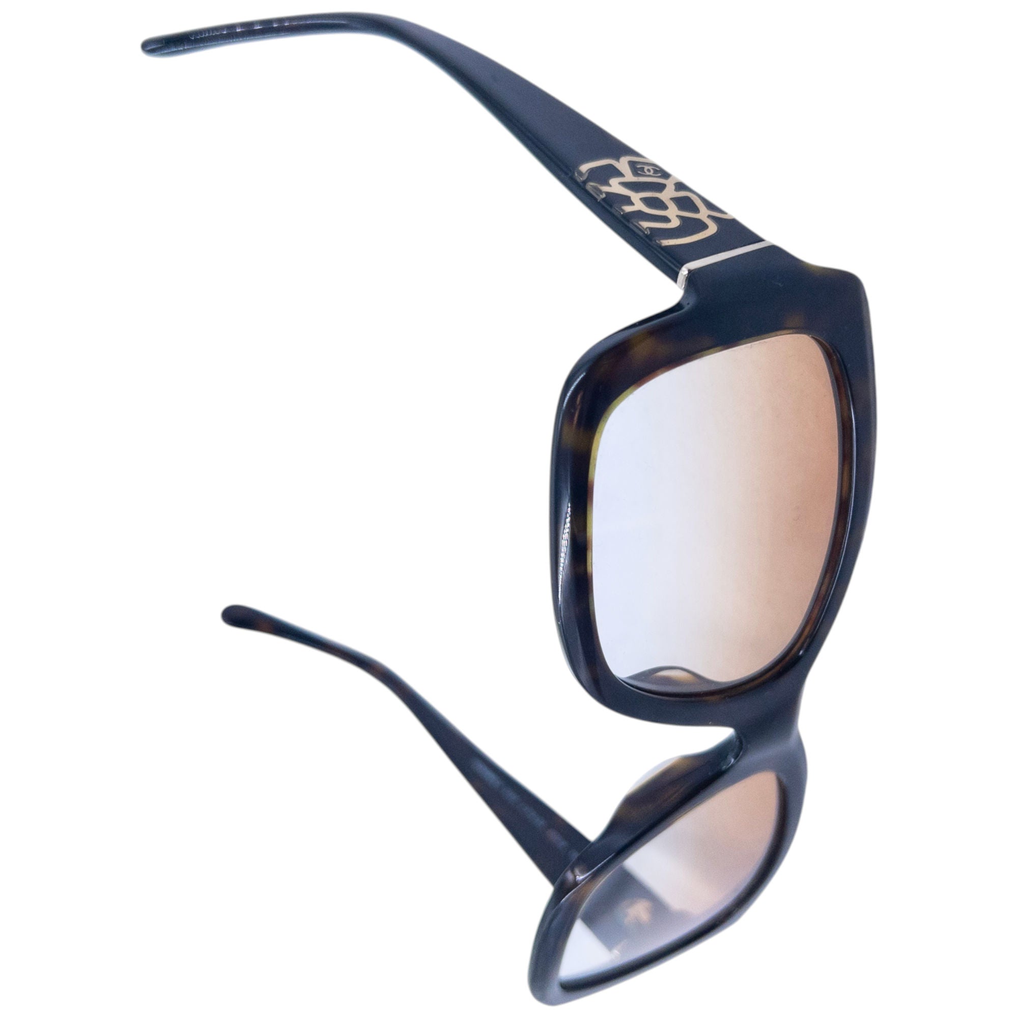 Vintage Chanel Tortoise Shell Sunglasses