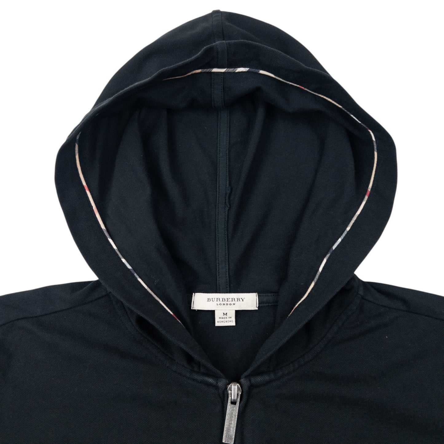 Vintage 2000s Burberry Zip Up Hoodie Womens Size M