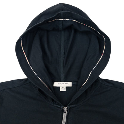 Vintage 2000s Burberry Zip Up Hoodie Womens Size M