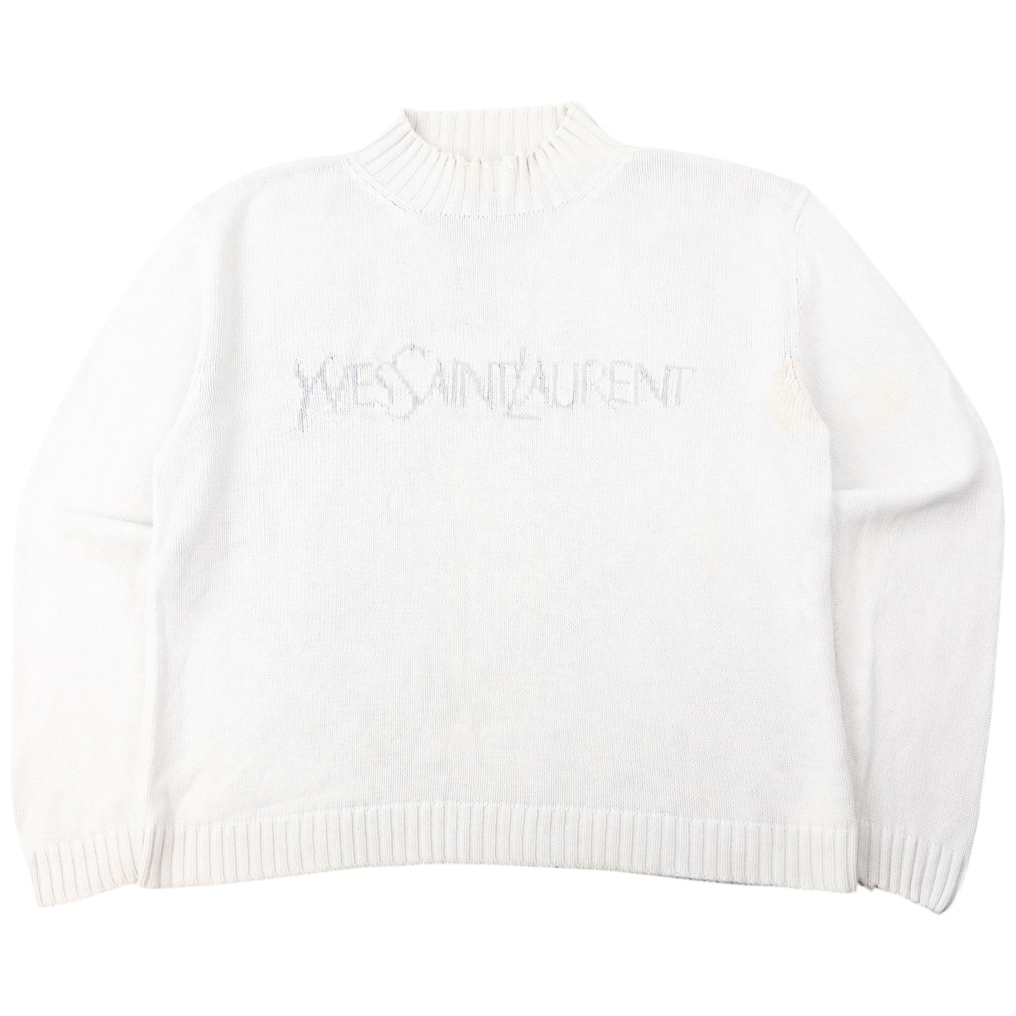 Vintage 2000s YSL Yves Saint Laurent Knit Jumper Size M