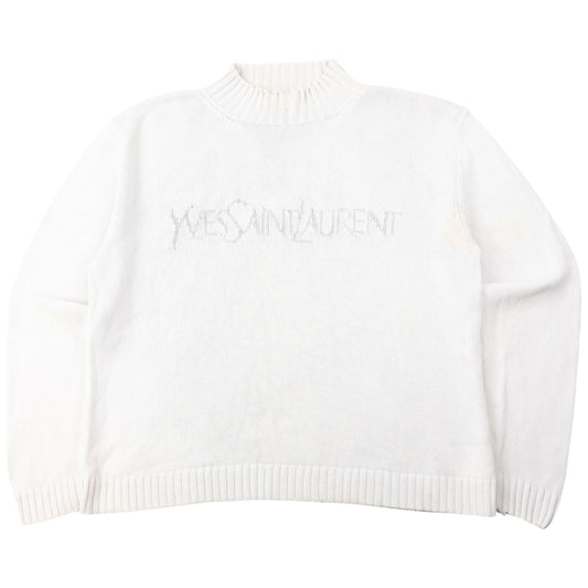 Vintage 2000s YSL Yves Saint Laurent Knit Jumper Size M
