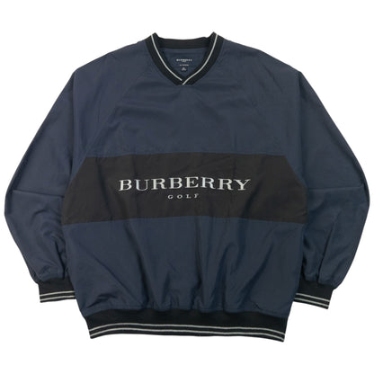 Vintage 2000s Burberry Golf Embroidered Pullover Jacket Size M