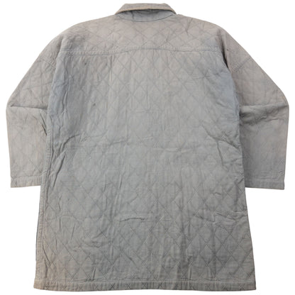 Vintage 80s Issey Miyake Button Up Quilted Jacket Size M
